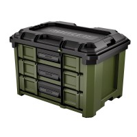 BUNKER Load-Up Stacking 3 Drawer Tool Box, 570mm &pound;129.95